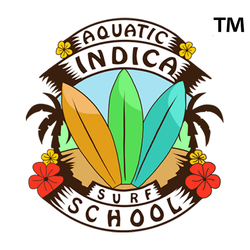 Circular Logo-Aquatic-indica-surf-school-trade-mark-dark